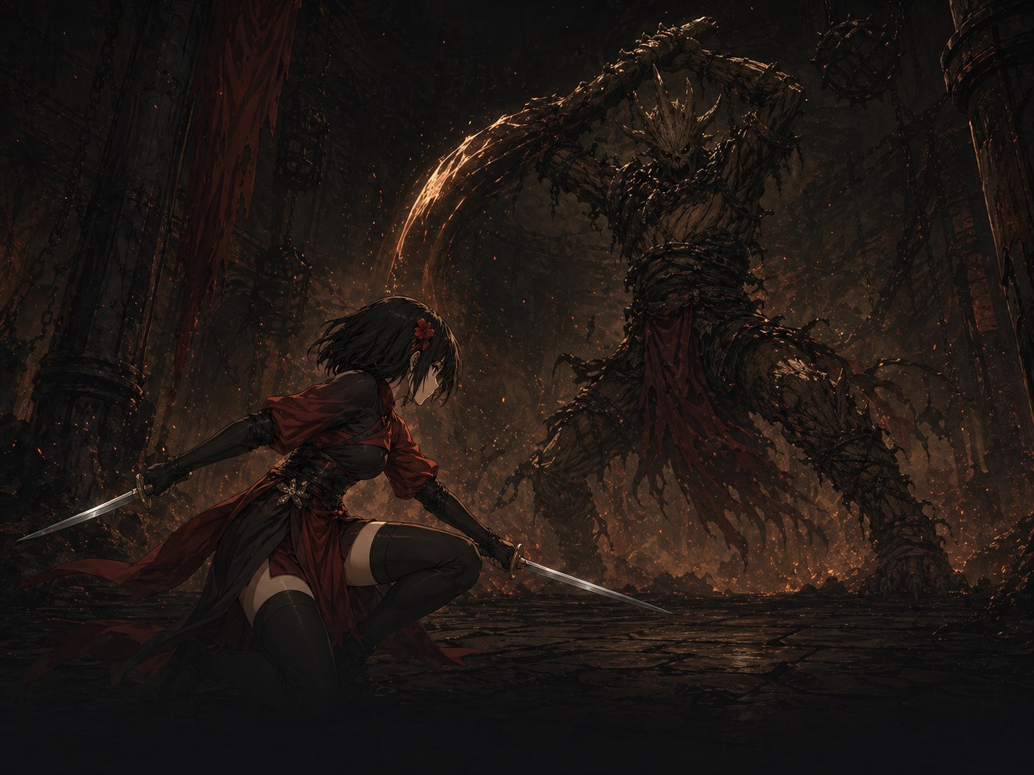 Nyra reads a boss attack tell